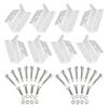 4pcs Practical Sturdy Aluminum Alloy Solars Panel Mounting Set Accessory for Campers and Boats Off Grids Applications