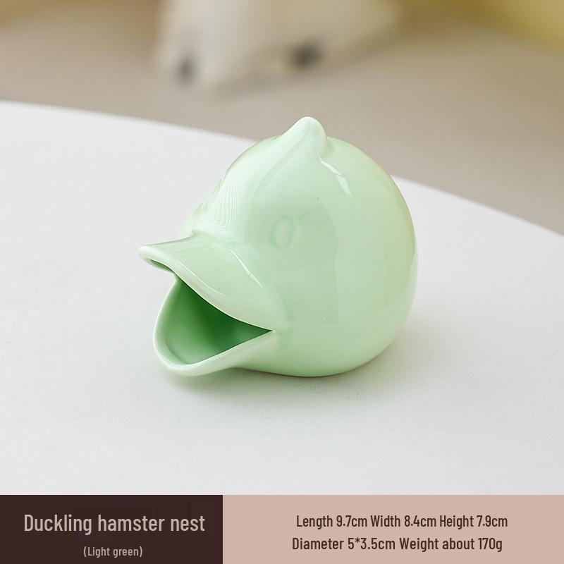 Chladivý keramický úkryt pro křečka: Letní přístřešek a herní domek