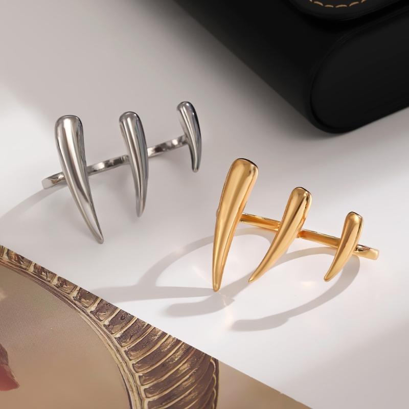 Trendy Stackable Claw Design Rings For Daily Wear And Parties