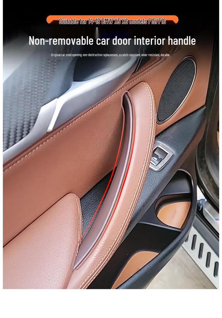 Fits BMW X5/X6 Door Inner Handle Armrest Protective Cover F15/F16