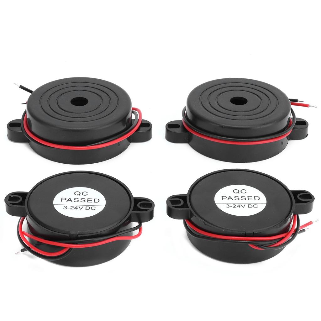 4 Stück Alarm Summer Hochdezibel Signal Elektronischer Dauerton für DIY Projekt 95dB DC324V