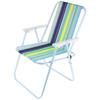 Faltbarer Campingstuhl mit Rückenlehne für Camping, Garten, Strand, Stabil