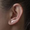 1 Paar Ohrstecker Blattform Exquisiter Legierungs-Mode-Steckerohrring für Damen