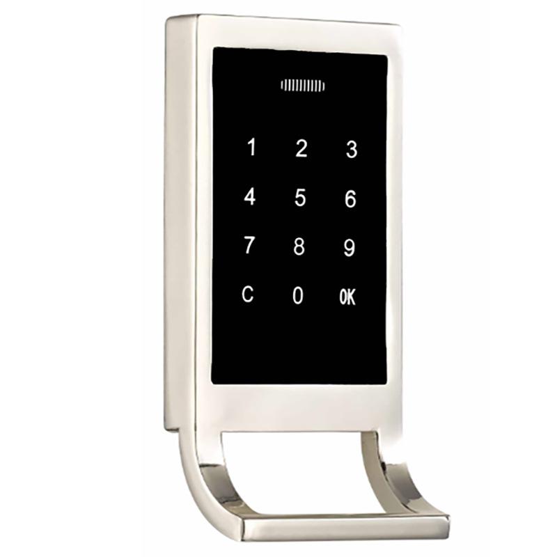 Smart Electronic Password Cabinet Lock Keypad Digital Combination Locker Public Mode Anti-Theft External Power Supply (silver,Aluminum Door&Zinc Alloy&Door Lock) серебряный