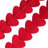 Heart Banner For Mother's Day Valentine's Day Decor, 72Pack  No DIY, Heart Garland