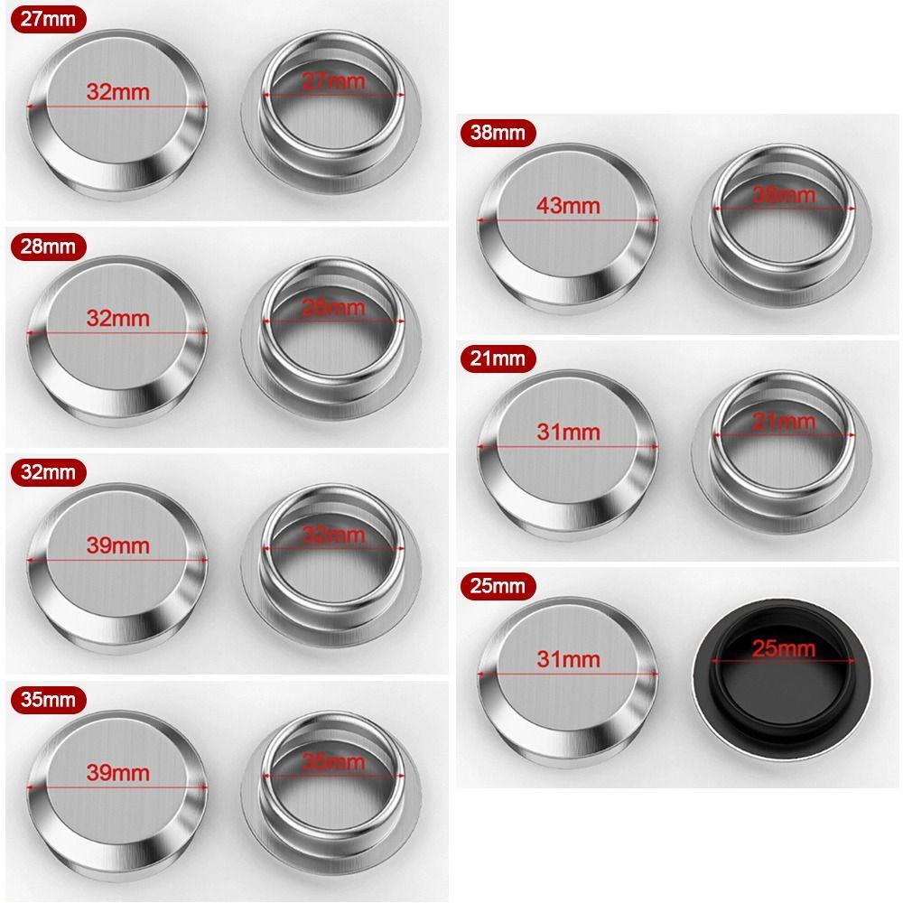 Silver Faucet Hole Cover Stainless Steel Faucet Decorative Covers Drainage Seal Plug  Bathroom