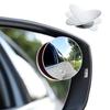2/4/6Pcs Round Frame Convex Blind Spot Mirror Safety Driving Wide-angle 360 Degree Adjustable Clear Rearview Mirror Car Accessories