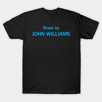 Asian Size Men Print T-shirt Super Large TShirt Music by John Williams No-Cut Heat Transfer Print Cotton Tshirt