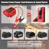 Car Jump Starters Adapter for Milwaukee 18V Battery 11 Gauge Car Battery Jump Starter Automotive Booster Cables