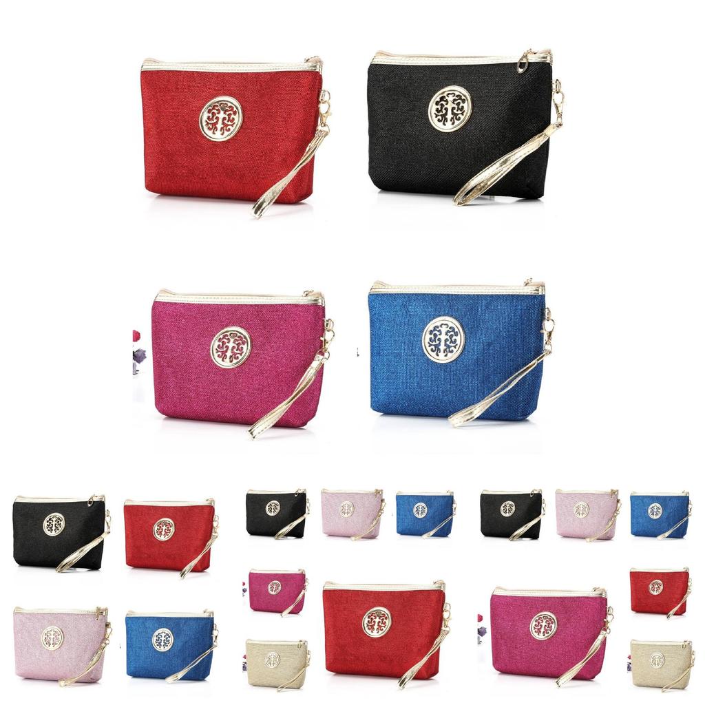 Classical Fashion Travel Cosmetic Toiletry Bag Stylish Portable Makeup Storage Pouch