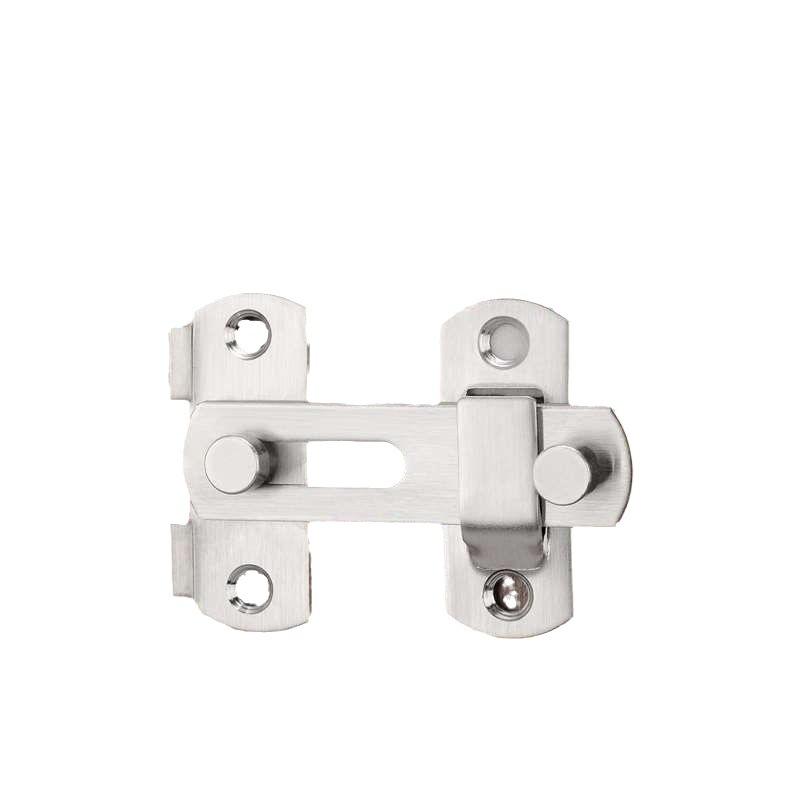 Thickened stainless steel lock buckle Wooden door lock Bedroom universal latch Bathroom door bolt Sliding door buckle
