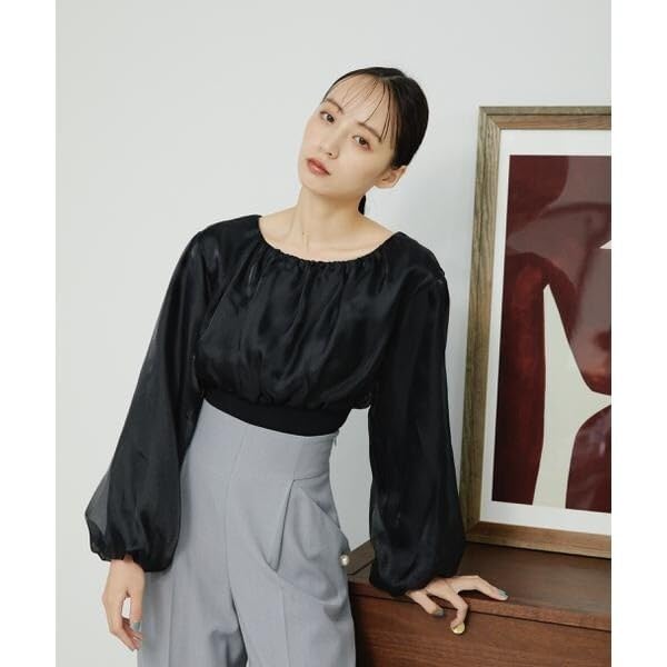 Jill by Jill Stuart Ribbad Genomskinlig Blus