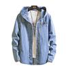 Men's Casual Autumn Japanese Denim Hoodie Jacket