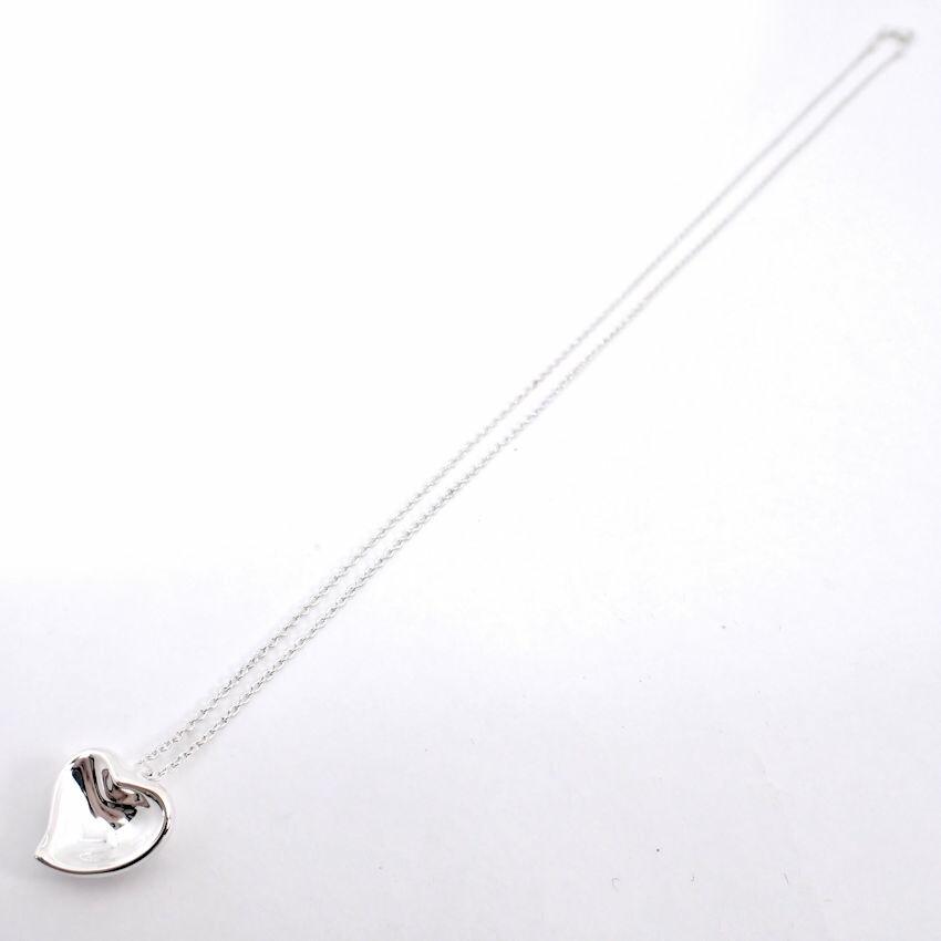 [Used] TIFFANY 925 Full Heart Pendant/Necklace/g538-63