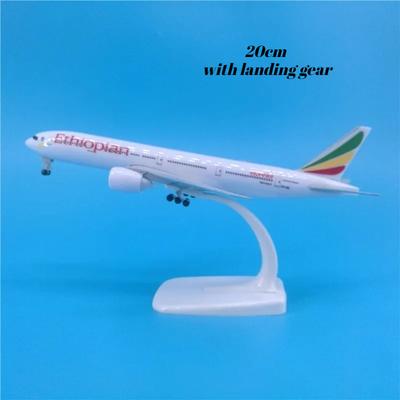 16cm/20cm Ethiopian Airline Boeing 777 Flugzeug Die-Cast Legierung Flugzeugmodell Flugzeuge Mit Ständer Modell Spielzeug Sammlung Display Fan