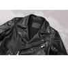 Chinese Size Motorcycle Cowhide Genuine Leather Jacket Men Slim Stone Milled Retro Jacket Calfskin Coat Men Moto Biker Riding Clothes