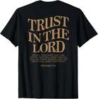 Trust in The Lord, Christian Religious Faith Jesus T-Shirt 2XL