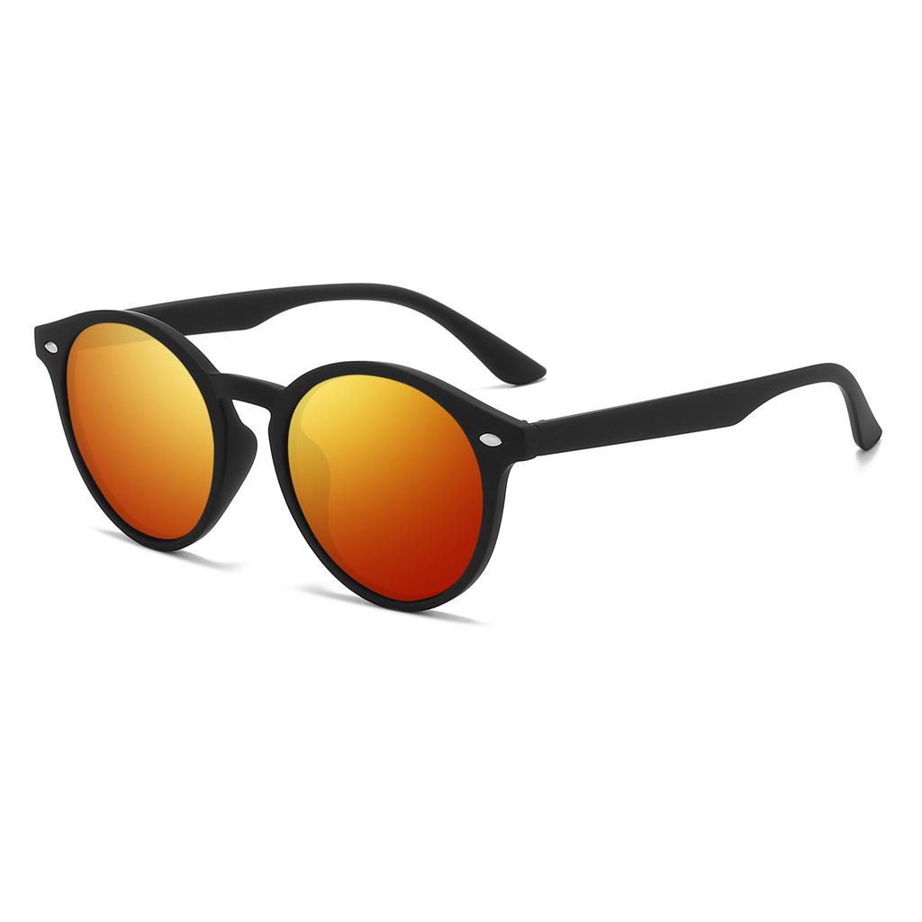 New outdoor round frame casual sunglasses professional marathon anti-ultraviolet polarized glasses windproof sunglasses