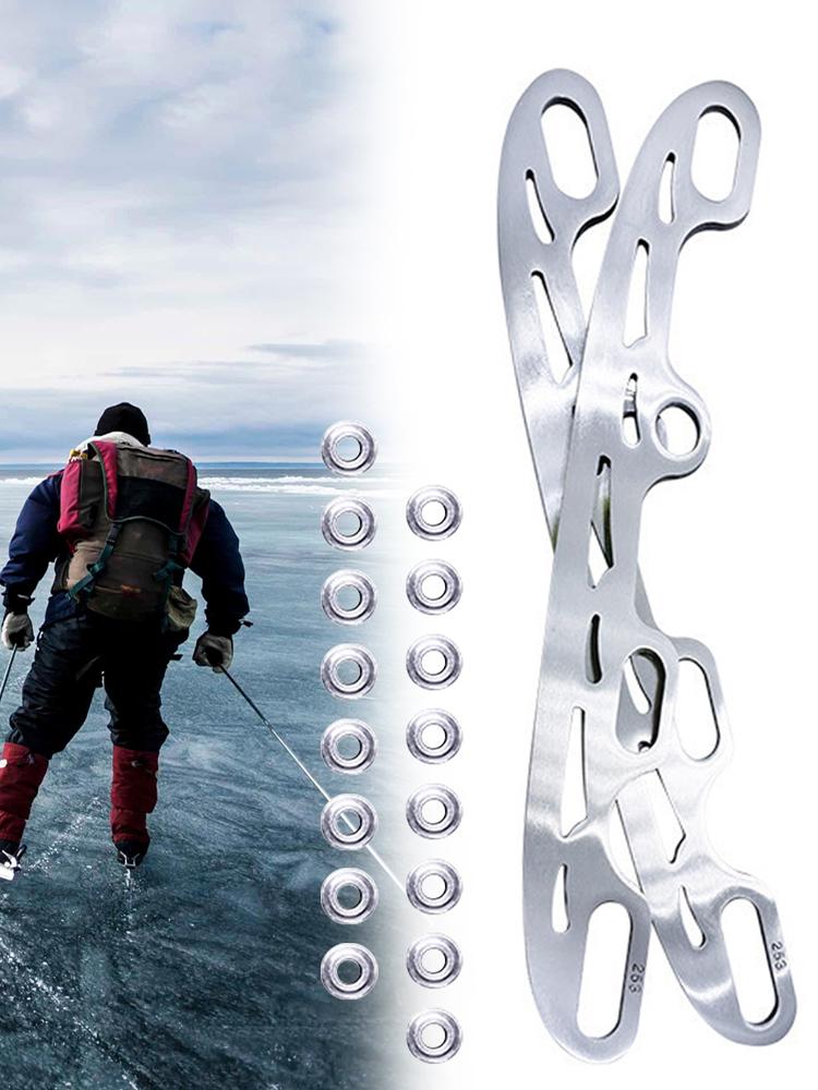Lama per Pattini 253/290 MM 1 Coppia Lama per Pattinaggio su Ghiaccio Acciaio Inossidabile Lama per Pattini da Ghiaccio Inline per Scarpe da Pattinaggio per Donne Uomini