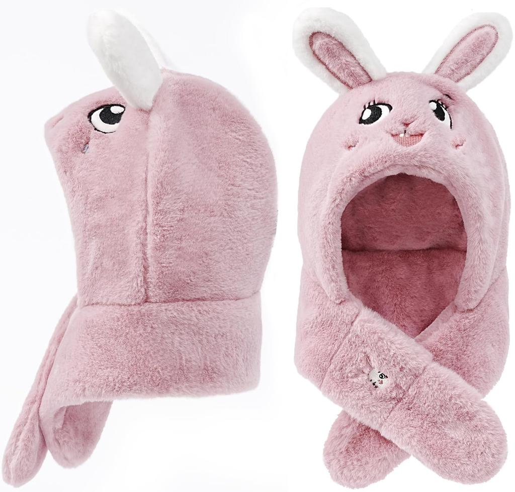 Kälteschutz Strick Ohr Strick Warmer Schal Geeignet für Alter 3 Monate bis 18 Jahre in 2024 Rosa [YXTC] Kinderhut, Schal, Mütze, Hut, Inklusive, Baby,