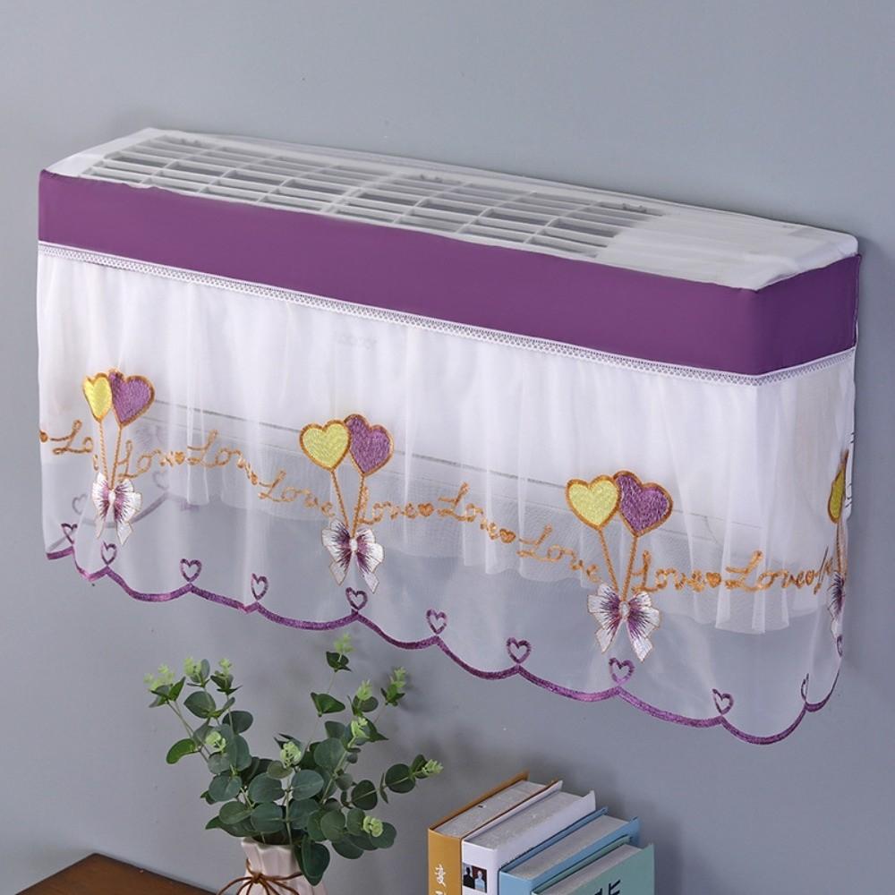 Wall Mounted Air Conditioner Dust Cover Anti-dust Portable Protective Cover Washable Cartoon Bear Print AC Covers Household