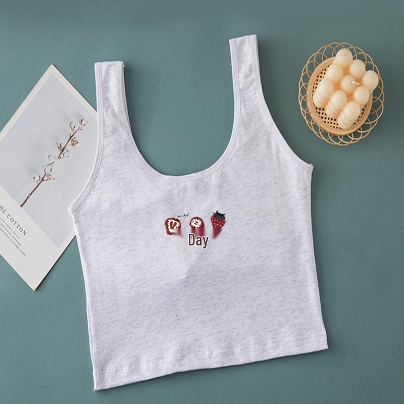 Girls' Long Style Training Bra: Ages 7-12, Anti-Protrusion Vest for Youth