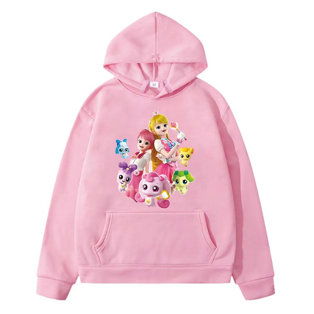 Teenie Ping Hoodies Fleece Sweatshirt Kids Clothes Girls Anime Hoodie Y2k Sudadera Boys Autumn Pullover Jacket Children Clothing