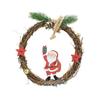 Elk deer Christmas Garland Simulation Christmas Front Door Pendant  Christmas Decorations