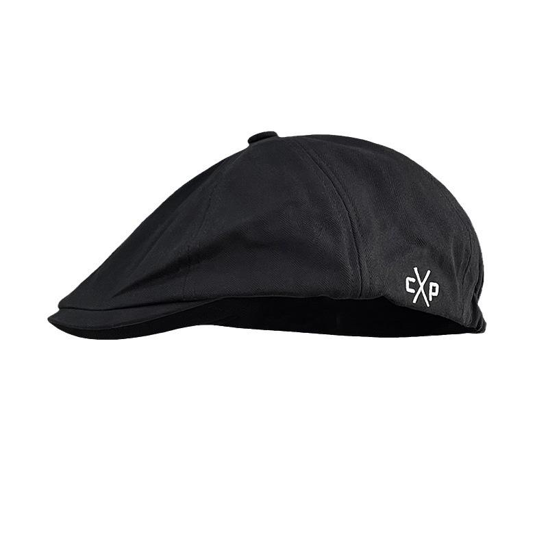 Beret children spring and autumn casual street versatile anti-wear forward hat retro duck tongue cute hat
