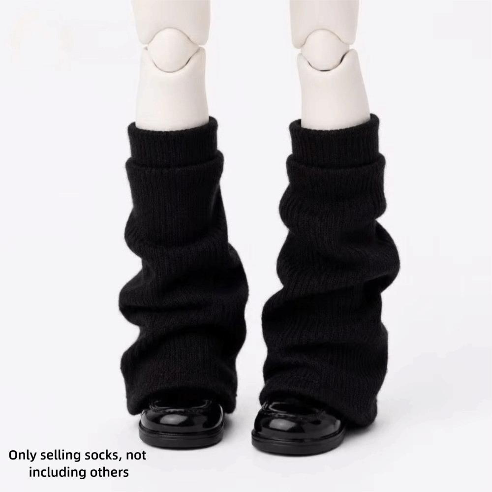 1Pair Knee High BJD Thigh Socks Doll Leg Warmers for OB22 OB24 Azone Blythe Doll For BJD Dolls