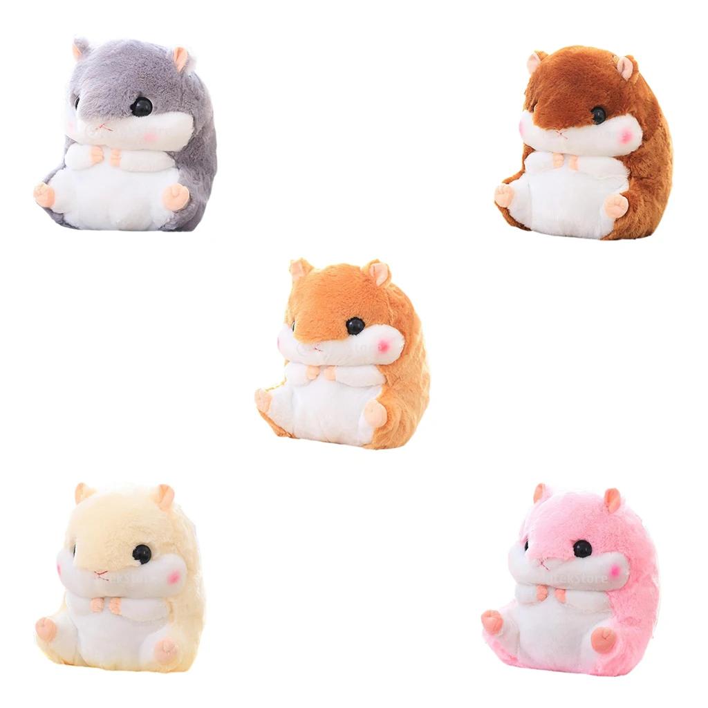Stuffed Hamster Throw Pillow, Portable Blanket Bolster, Sofa Bed Animal Toy Pillow