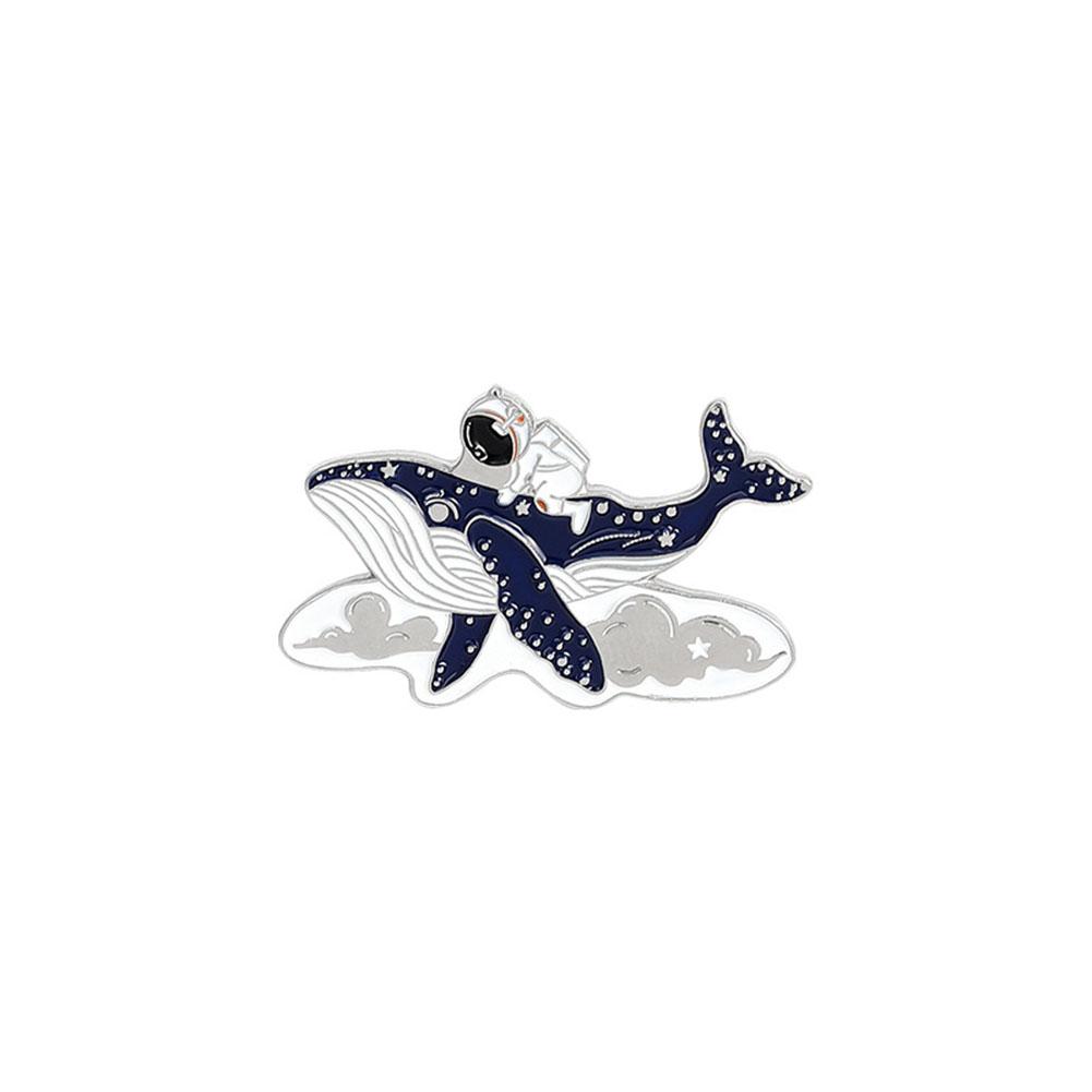 Cute Whale Enamel Pins for Birthday Party Favor Gifts