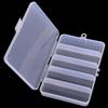 Transparent Plastic Lure and Component Storage Box with 5, 8, or 10 Compartments (Thunder Frog Box).