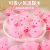 10 Pcs Pink Piggy Squeeze Squeal Durable Stress Relief Supplies Pets Dog Chew Toys Daily Squeeze Stress Relief Birthday Gifts.