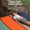 Camping Sleeping Pad with Built-in Pillow Inflating Ultralight Backpacking Air Mattress Waterproof Portable Camping Mat for Tent Hiking Travel Outdoor