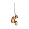Cow Bells Gold Christmas Decoration Wind Chime Bell Party Scene Props Setting