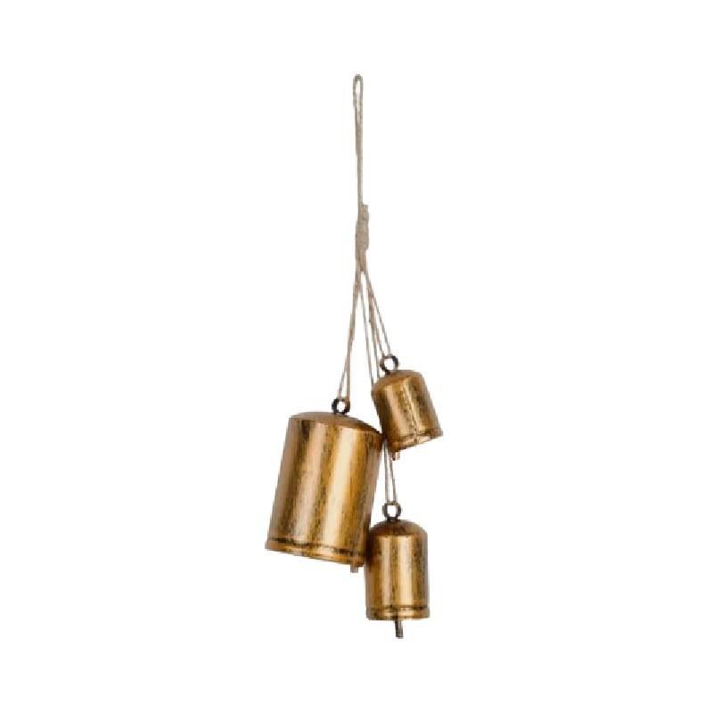 Cow Bells Gold Christmas Decoration Wind Chime Bell Party Scene Props Setting