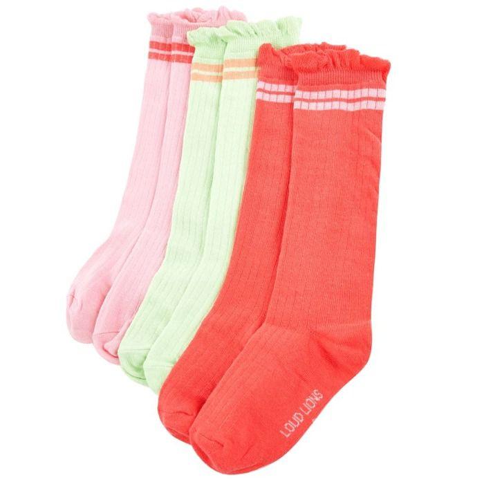 Chaussettes enfant - vidaXL - Pack de 5 - Rose - 75% coton - Taille élastique