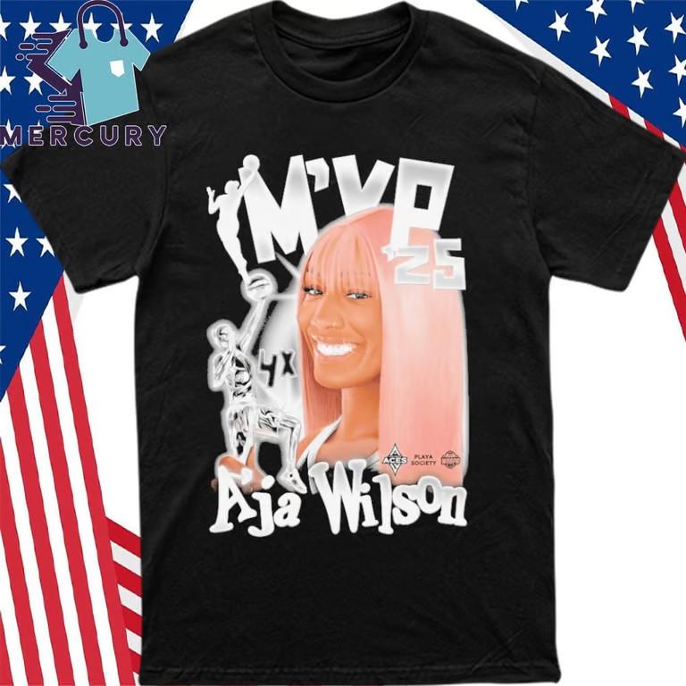

Playa Society 2025 WNBA MVP A’ja T-Shirt Unisex T-Shirt S