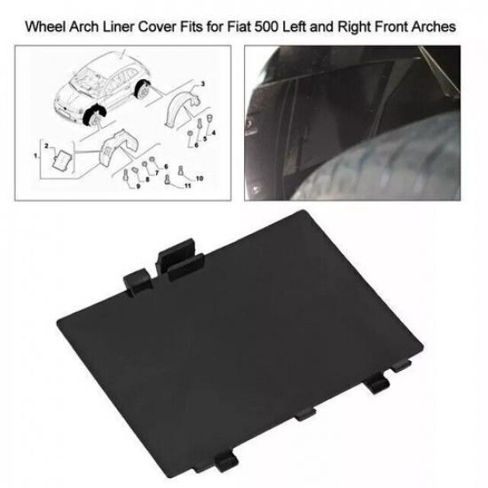 2X Car Wheel Arch Liner Cover Running Light Access for Fiat 500 #71752114