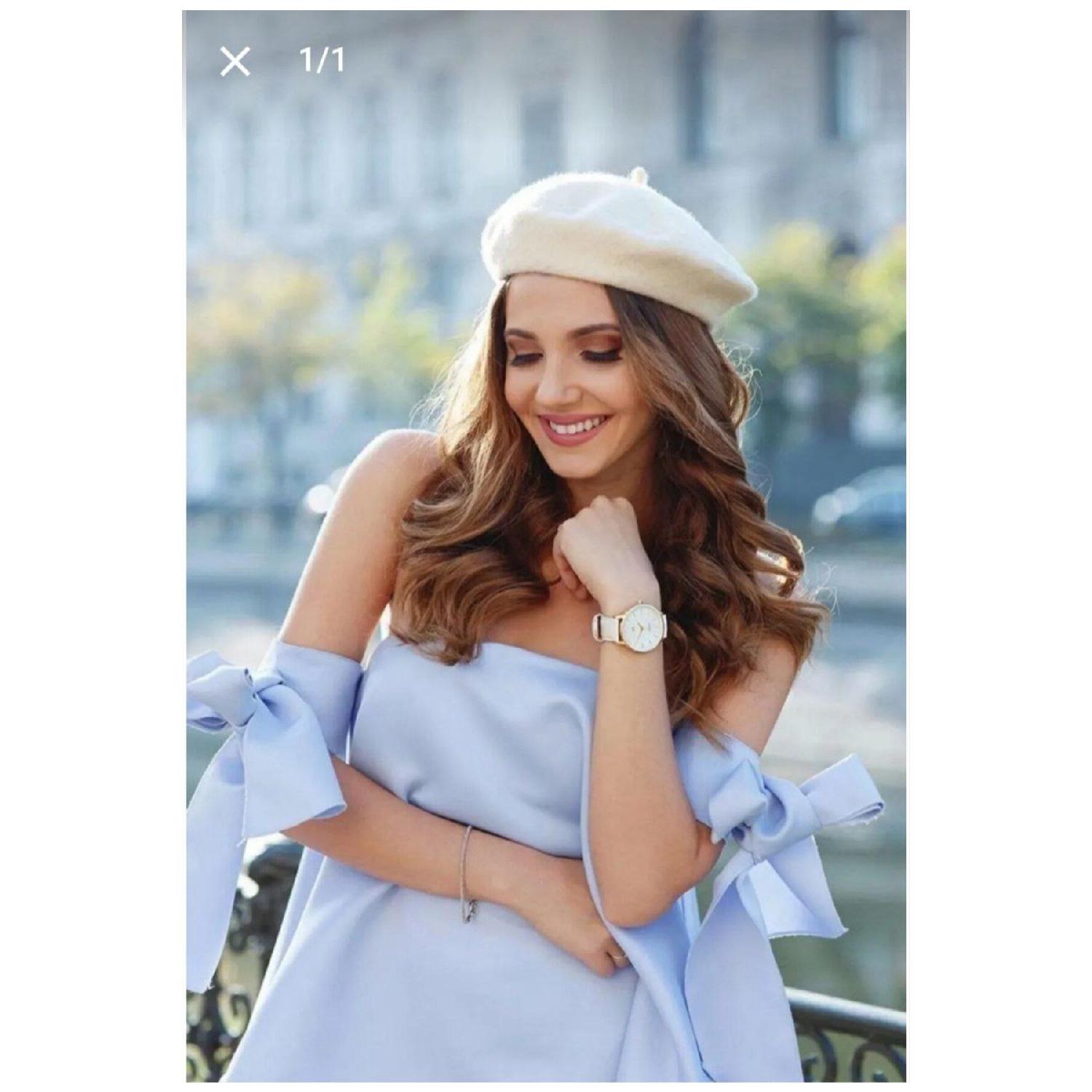 

French Painter Australian Wool Felt Beret Hat Standart экрю