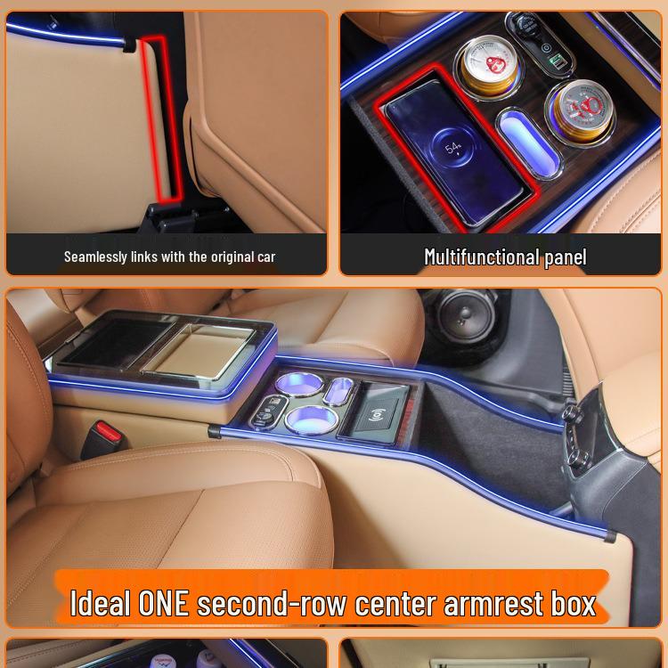 Ideal ONE Rear Armrest Box Center Console Storage Modification