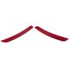 1 Pair Rear Bumper Reflector Light Red Lens Warning Strip Tail Marker For BMW 5 Series F10 F18 2010-2013