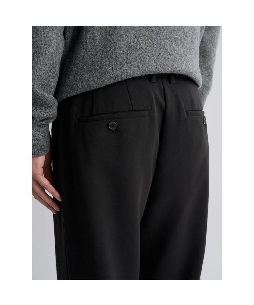 8Seconds [Everyday Slacks] Fleece-Lined Semi-Wide Fit Slacks - Black