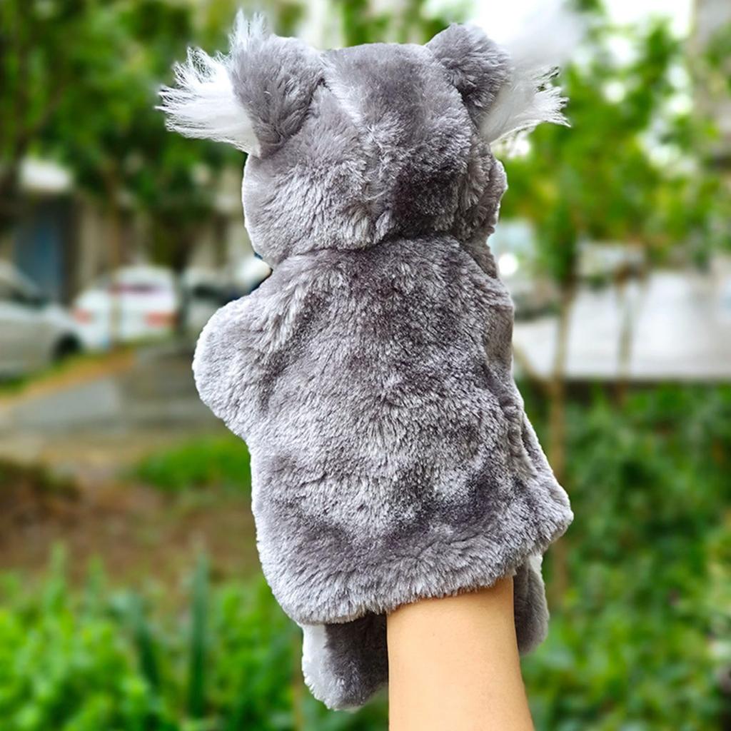 Xihagnz Hand Puppets, Plush Animals with Moving Mouths, Perfect for Puppet Shows, Ventriloquism, and Hand Dancing, Cute Educational Fairy Tales,