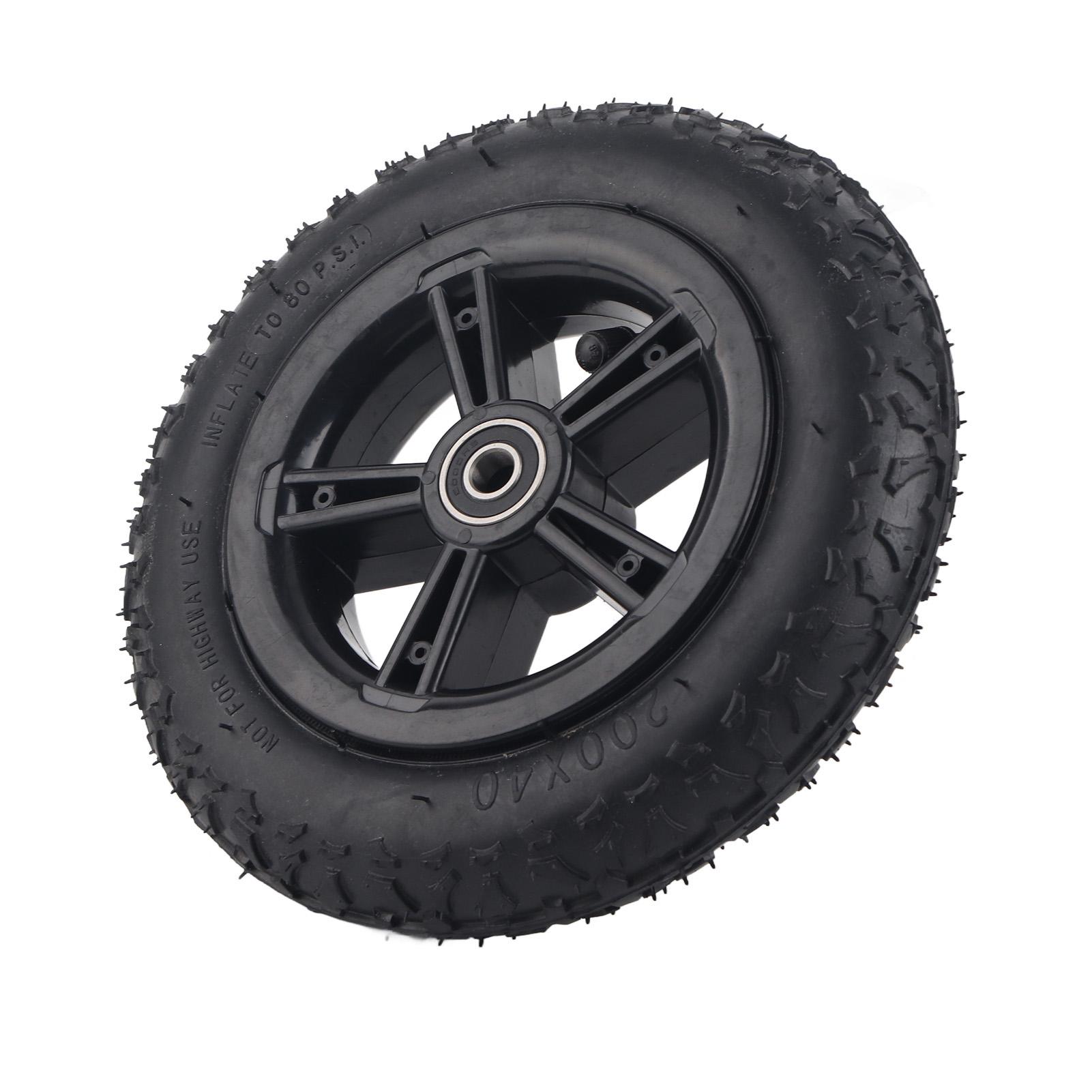

8in Electric Scooter Tire with Wheel Hub Inflation EBike Rubber Tyre Replacement 200x40