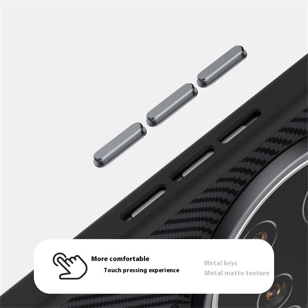 ABEEL For Xiaomi 15 Ultra Magnetic Case PC + TPU + Aluminum Alloy + PU Leather Slim Phone Back Cover