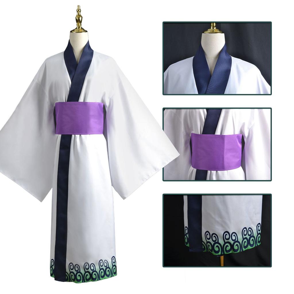 Roronoa One Piece Zoro Wano Land Morgenkåper Kimono Cosplay for menn og kvinner