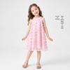 SNOOPY Girls' Sleeveless Mesh Princess Dress