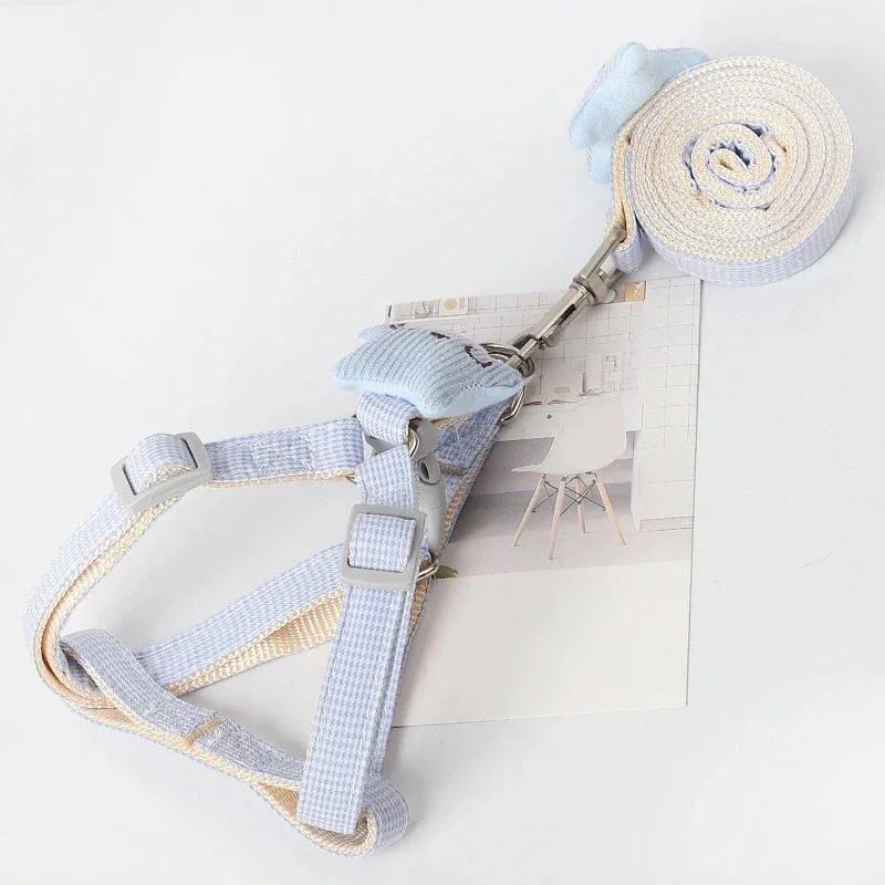 

Pet Dog Leash Cute Starfish Cat Chest Harness Dog Chain Dog Walking Leash Nylon Weaving Sturdy Wear-resistant Pet Supplies S